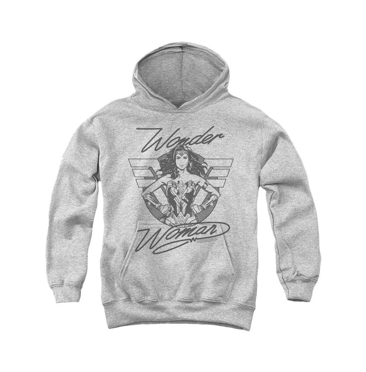 Wonder Woman Boys 84 Youth Determined Wonder Pull Over Hoodie / Hooded Sweatshirt Product Image