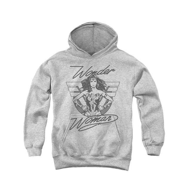 Wonder Woman Boys 84 Youth Determined Wonder Pull Over Hoodie / Hooded Sweatshirt Product Image