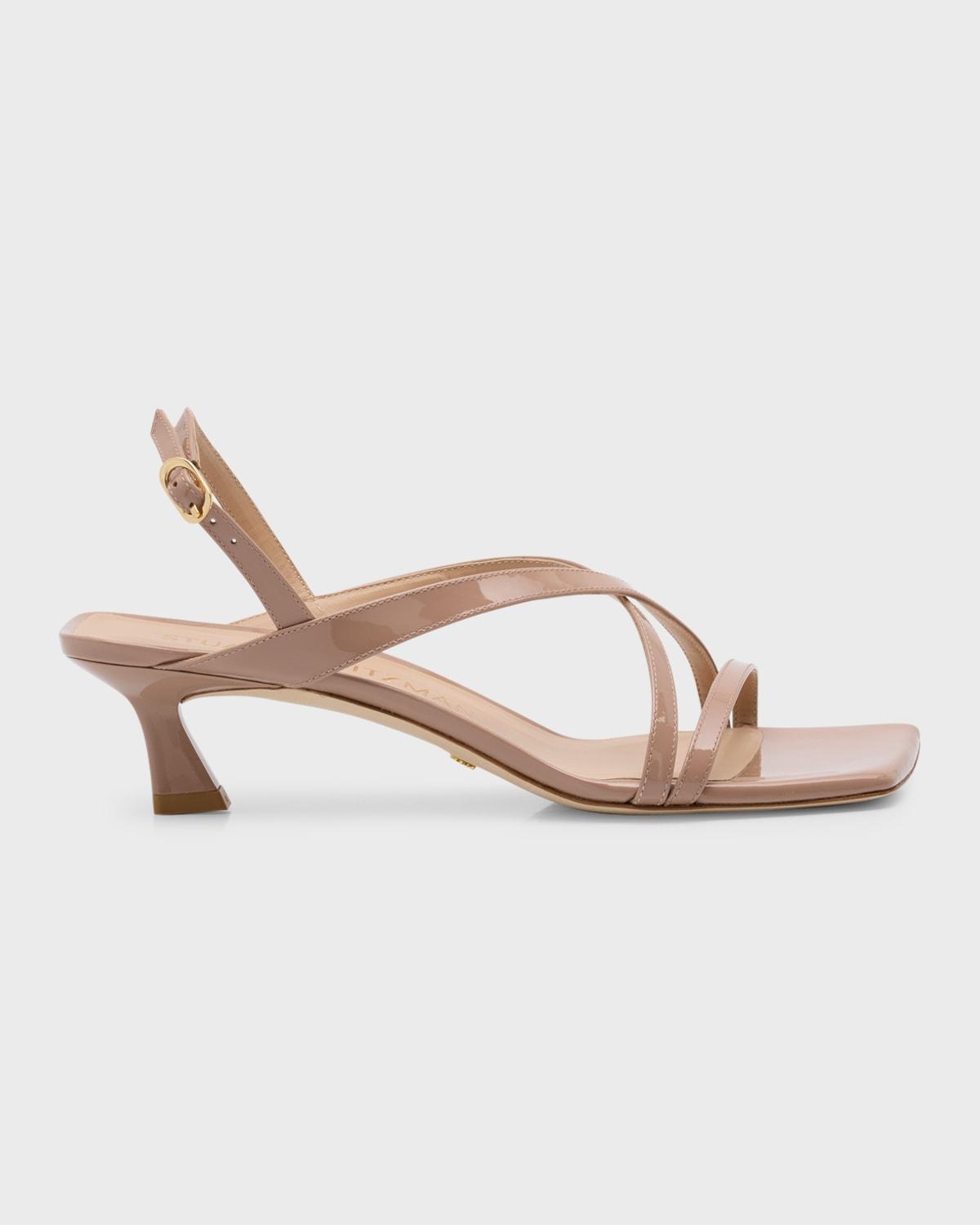 Oasis Patent Crisscross Slingback Sandals Product Image