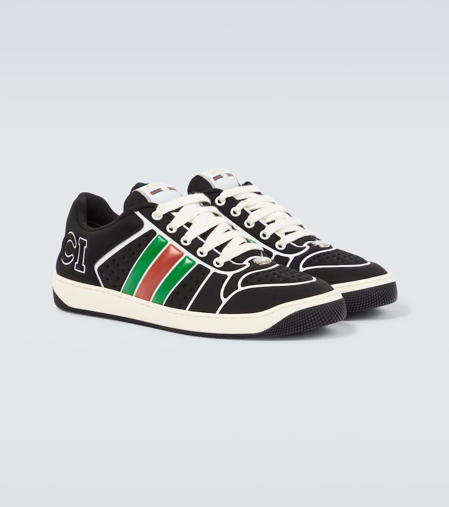 GUCCI Screener Logo Sneakers In Black Product Image