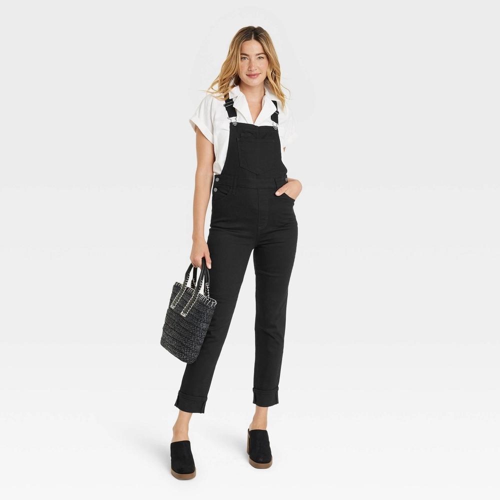 Womens 90s Slim Denim Overalls - Universal Thread Product Image