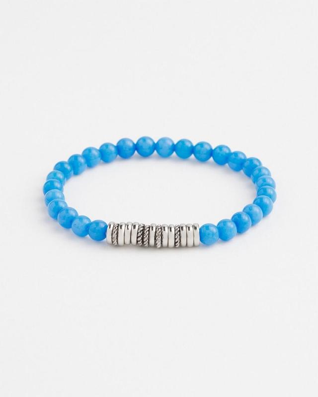 Blue Jade Hero Stretch Bracelet Product Image