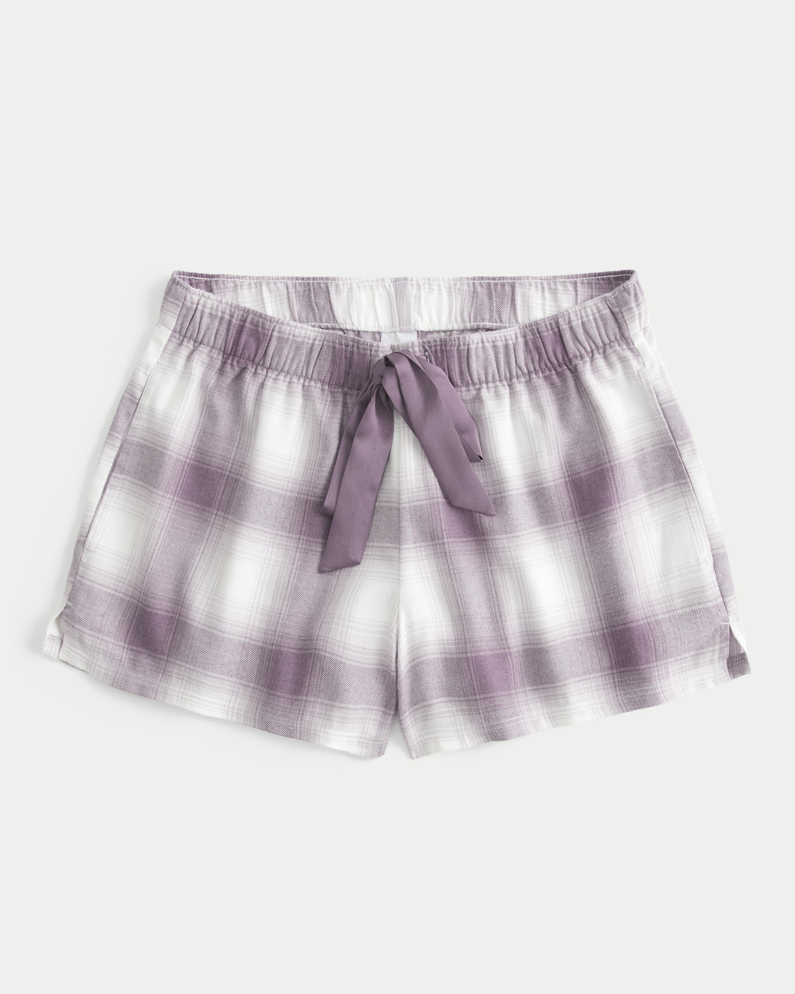 Flannel Tie Shorts Product Image