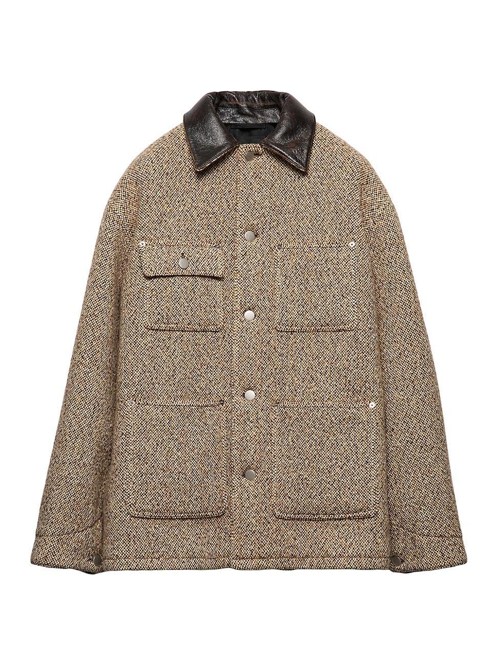 Mens Wool Blend Jacket Product Image