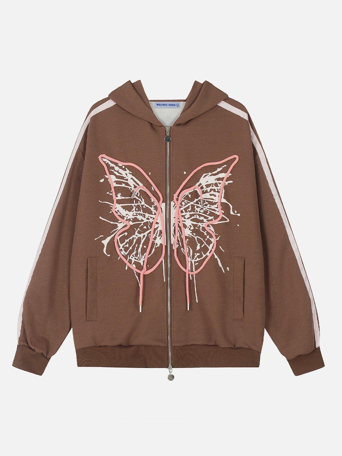 Aelfric Eden Strap Butterfly Zip Up Hoodie product image