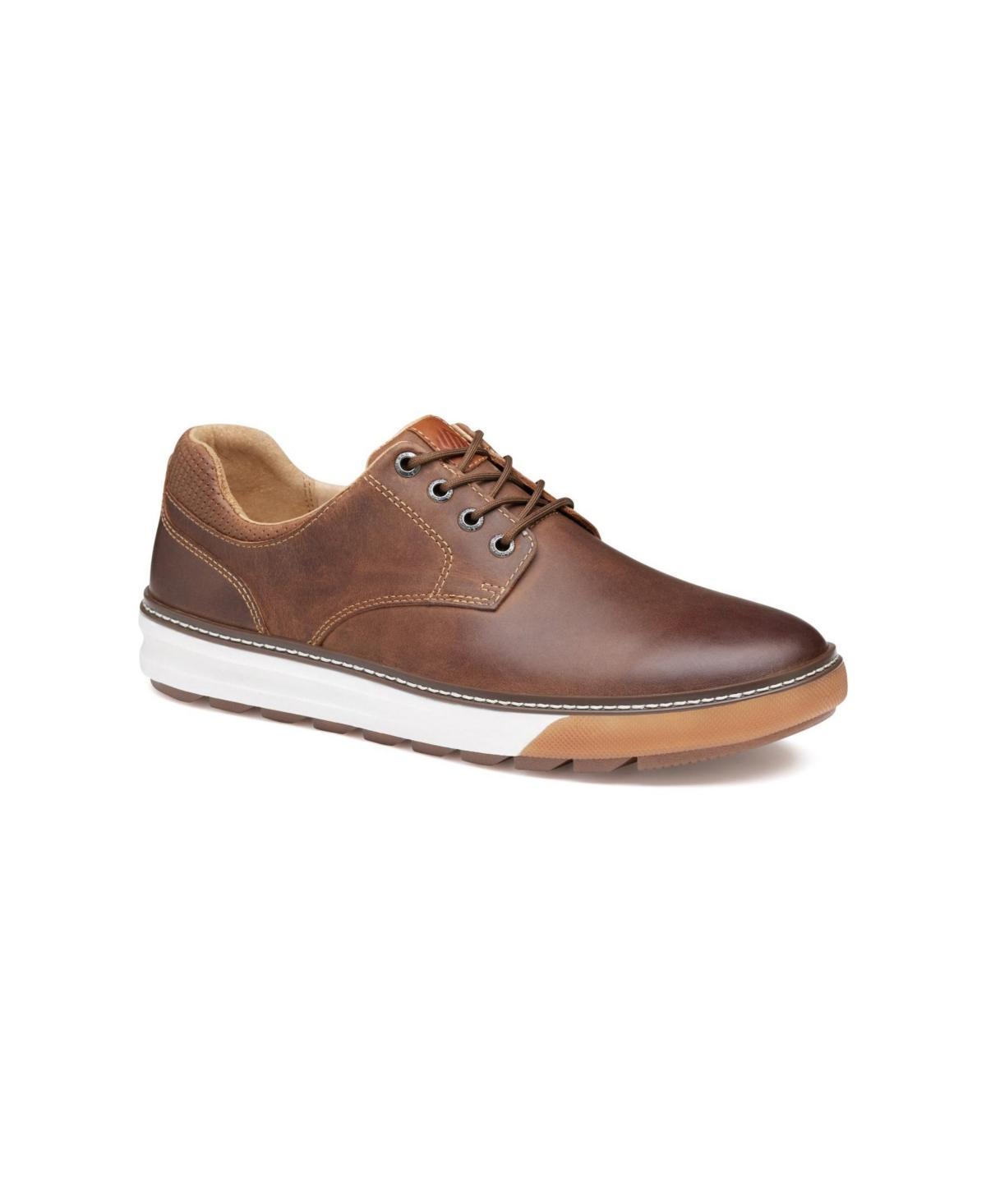 Johnston & Murphy Mens McGuffey Water Resistant Leather Lug Plain Toe Shoes Product Image