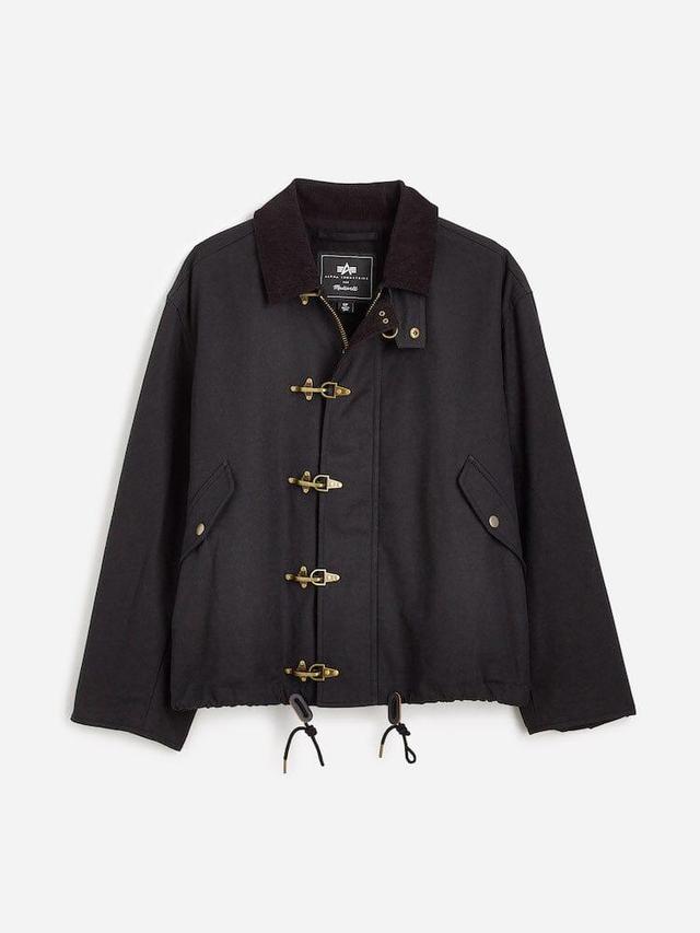 ALPHA X MADEWELL WOMEN'S WAXED COTTON CAR COAT Female Product Image