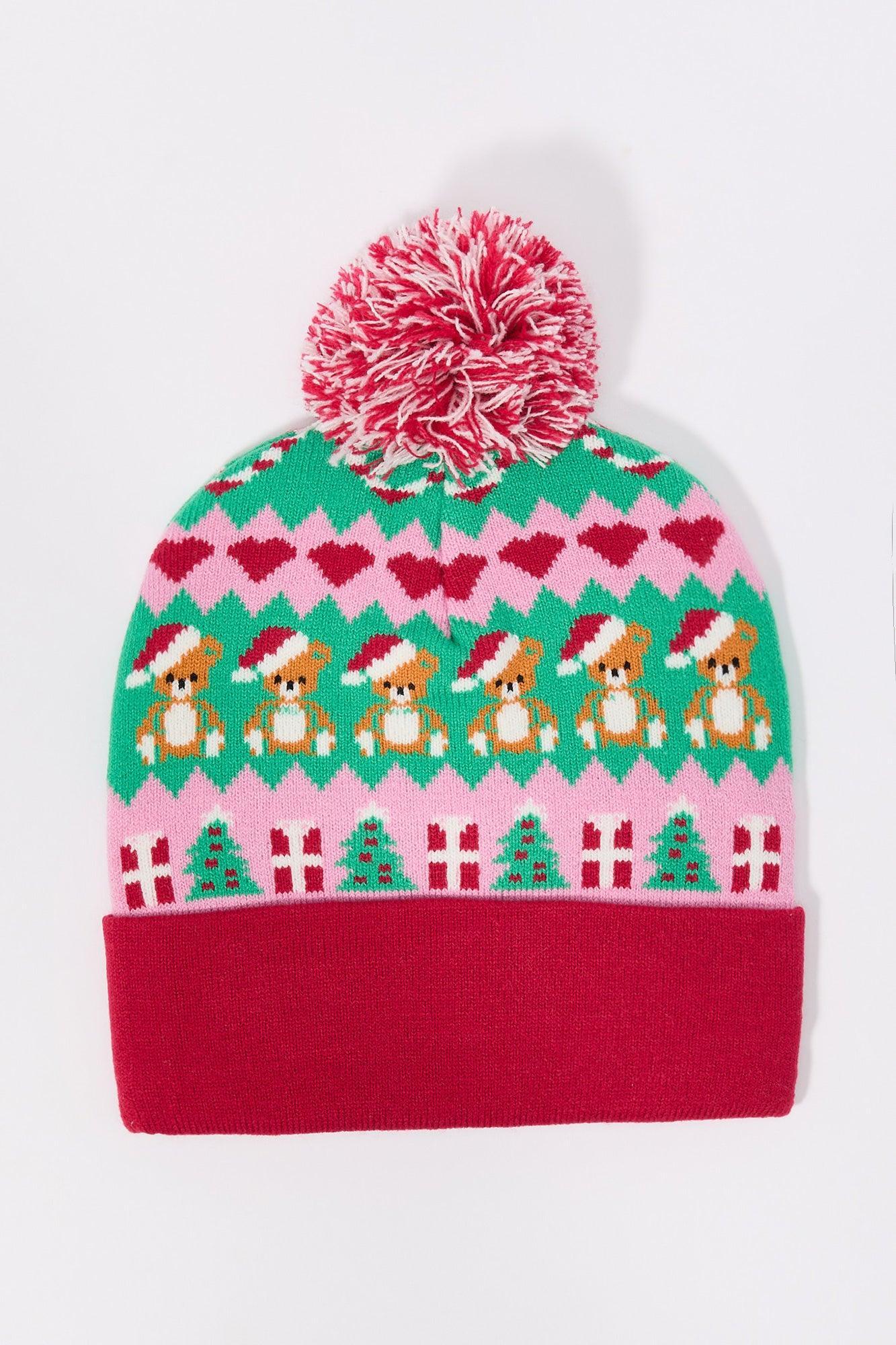 Christmas Light Up Beanie Female Product Image