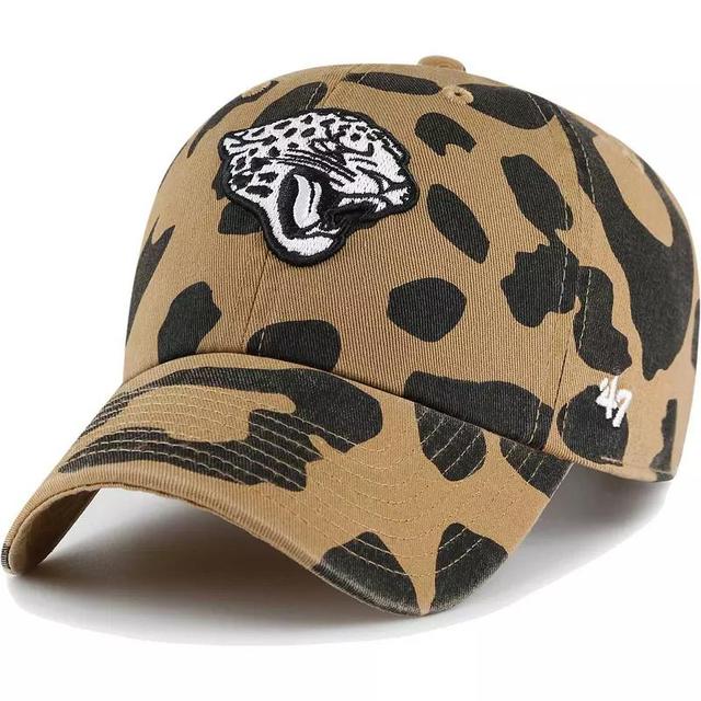 Womens 47 Tan Jacksonville Jaguars Rosette Clean Up Adjustable Hat Product Image