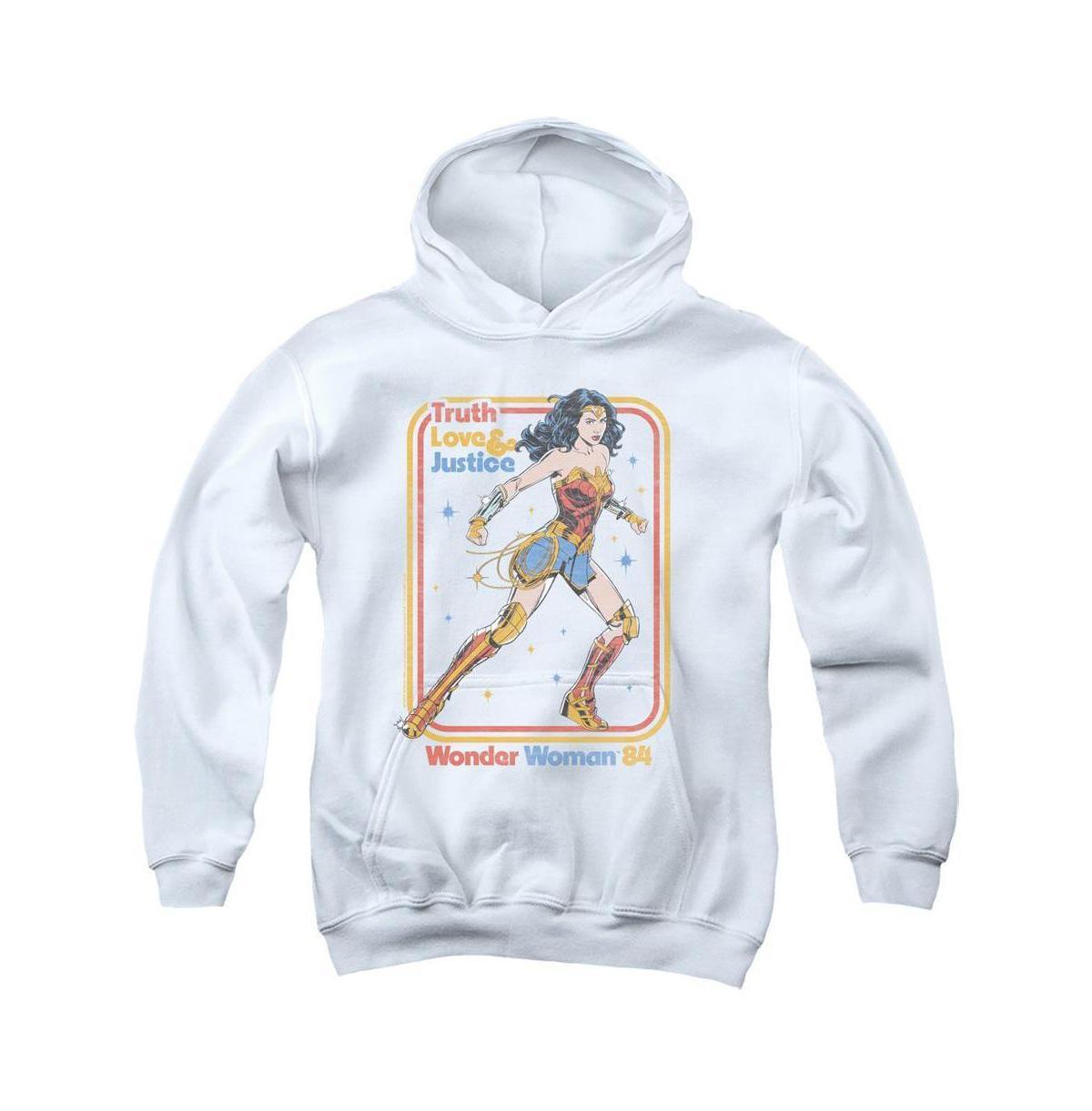 Wonder Woman Boys 84 Youth Retro Justice 84 Pull Over Hoodie / Hooded Sweatshirt Product Image