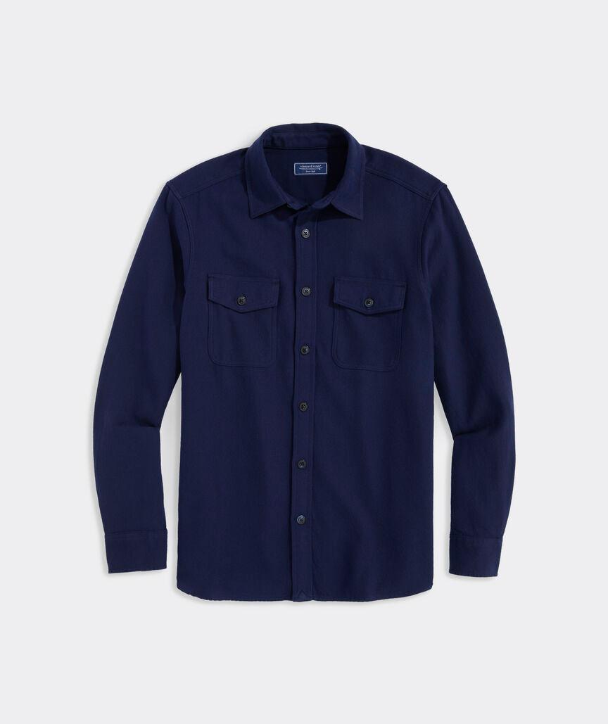 Twill Solid Utility Shirt Product Image