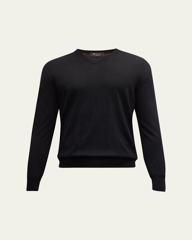 Mens Scollo Cashmere V-Neck Sweater Product Image