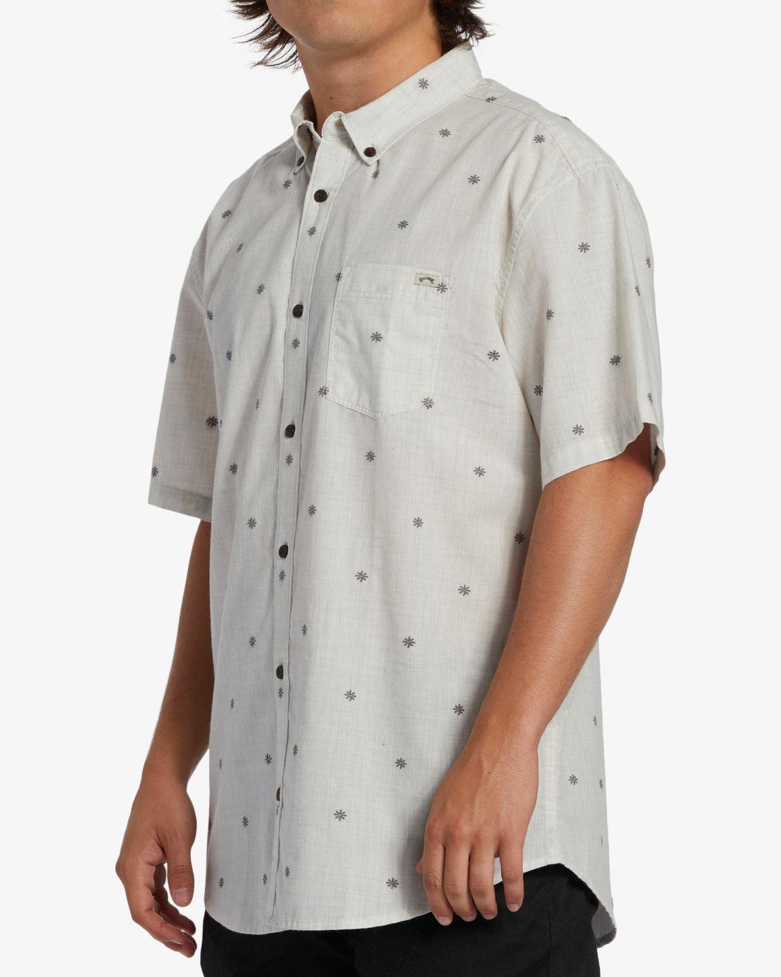 All Day Jacquard Short Sleeve Shirt - Chino Male Product Image