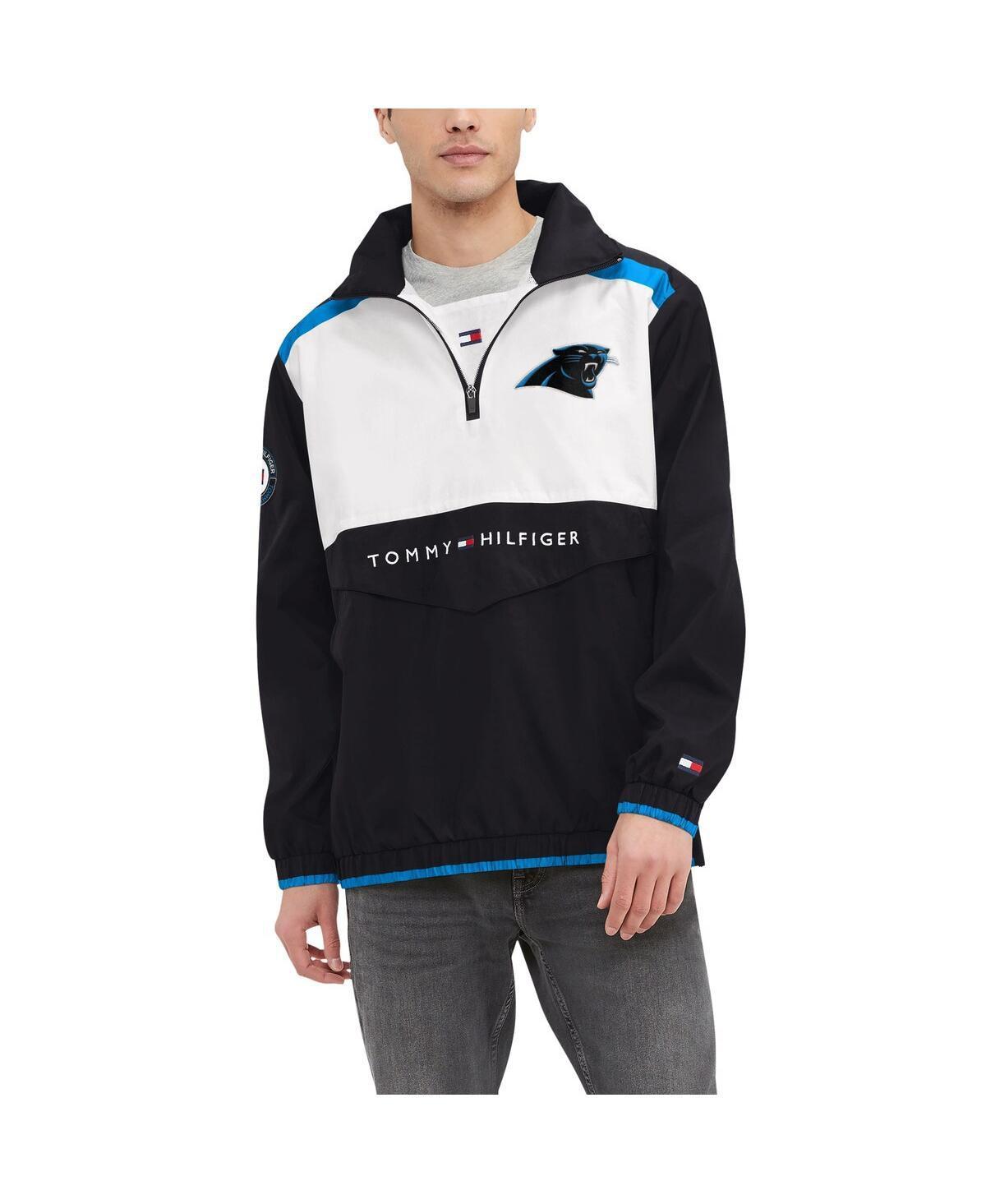 Mens Tommy Hilfiger Black Jacksonville Jaguars Carter Half-Zip Hooded Top - Black Product Image