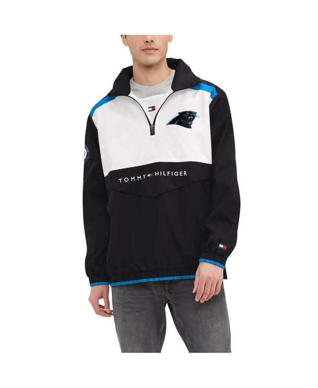 Mens Tommy Hilfiger Black Jacksonville Jaguars Carter Half-Zip Hooded Top - Black Product Image