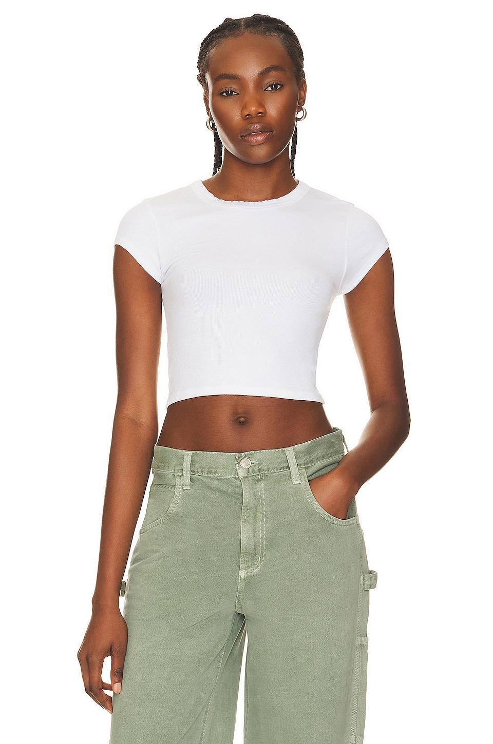 Silk Cropped Tee Enza Costa Product Image