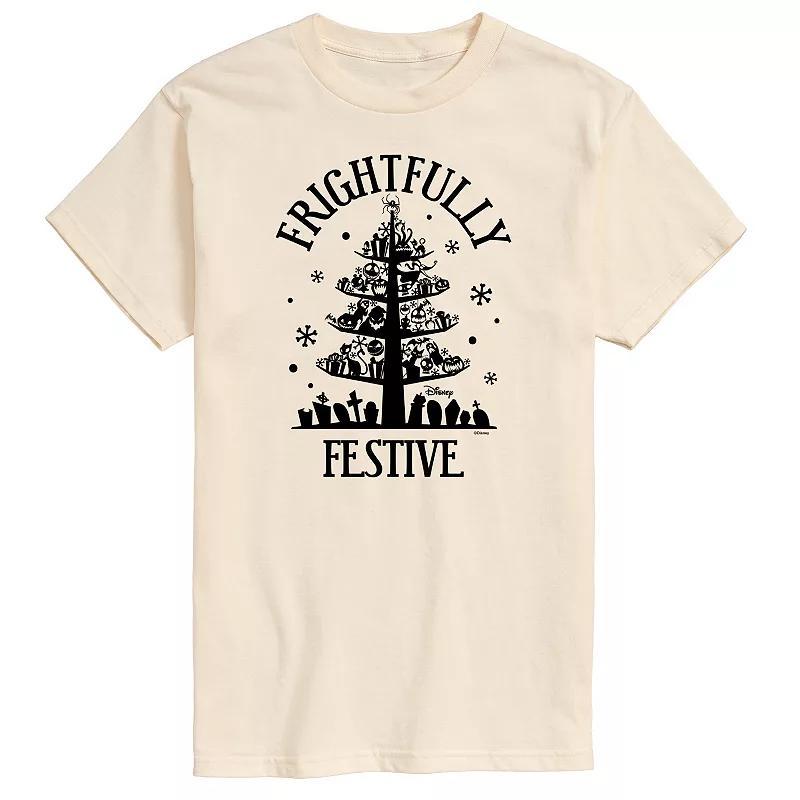 Mens Nightmare Before Christmas Frightfully Festive Tee Product Image