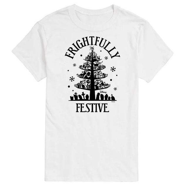 Mens Nightmare Before Christmas Frightfully Festive Tee Product Image