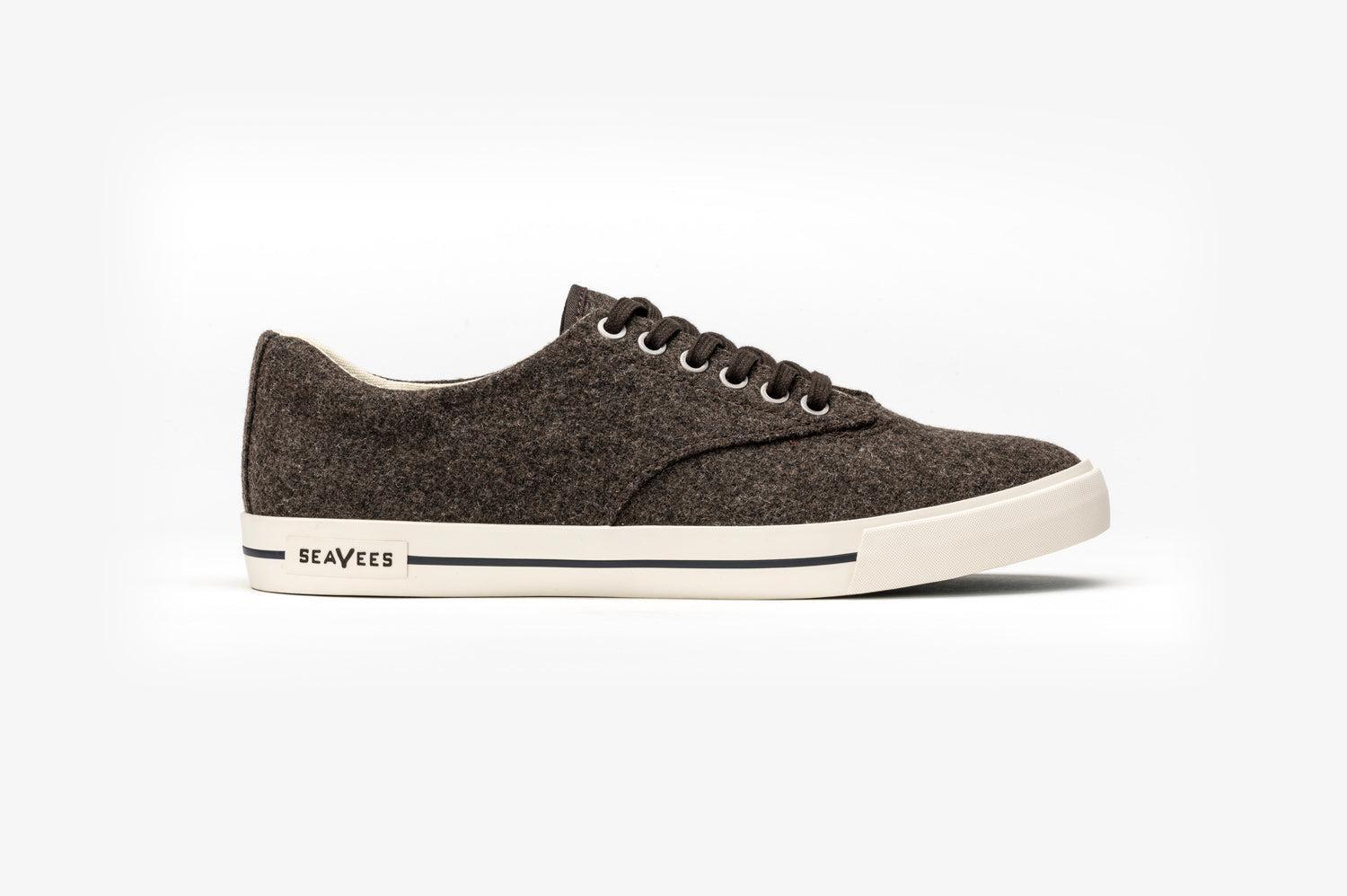 SeaVees + Grayers Limited Edition Hermosa Sneaker Varsity - Dark Earth Wool (Final Sale) Product Image