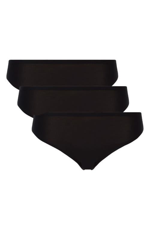 Chantelle Lingerie 3-Pack Soft Stretch Thongs Product Image