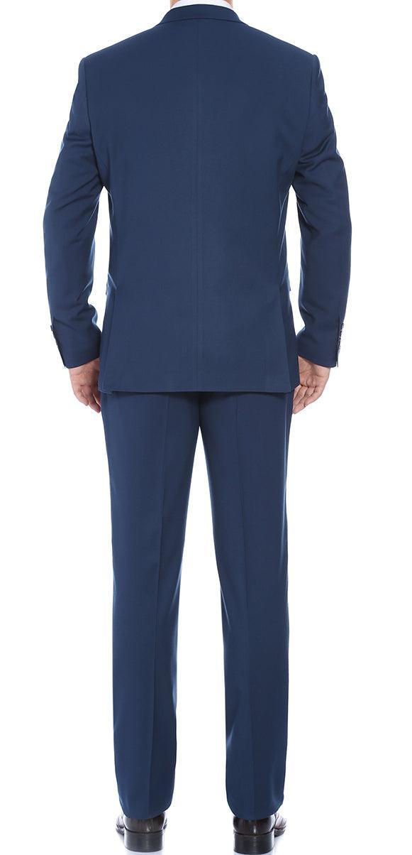 Performance Stretch Suit 2 Piece Slim Fit in Blue Product Image