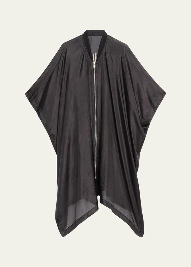 Mens Silk Habotai Flight Poncho Product Image