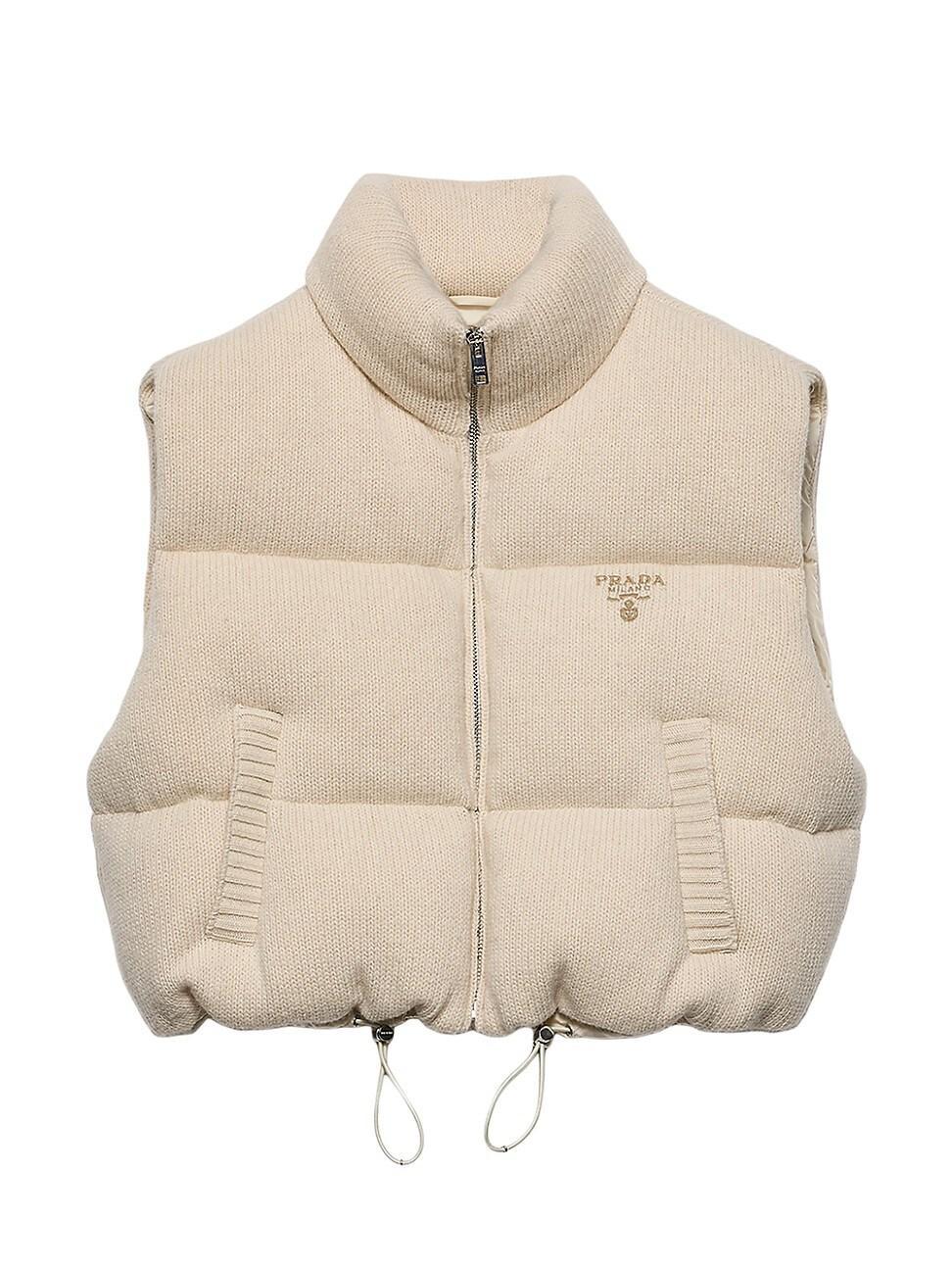 Womens Wool and Cashmere Down Vest product image