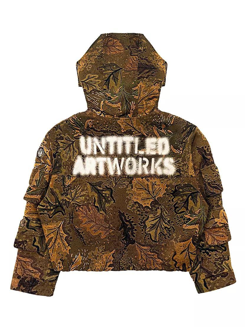 The Beginning Is The End Camouflage Jacquard Jacket Product Image