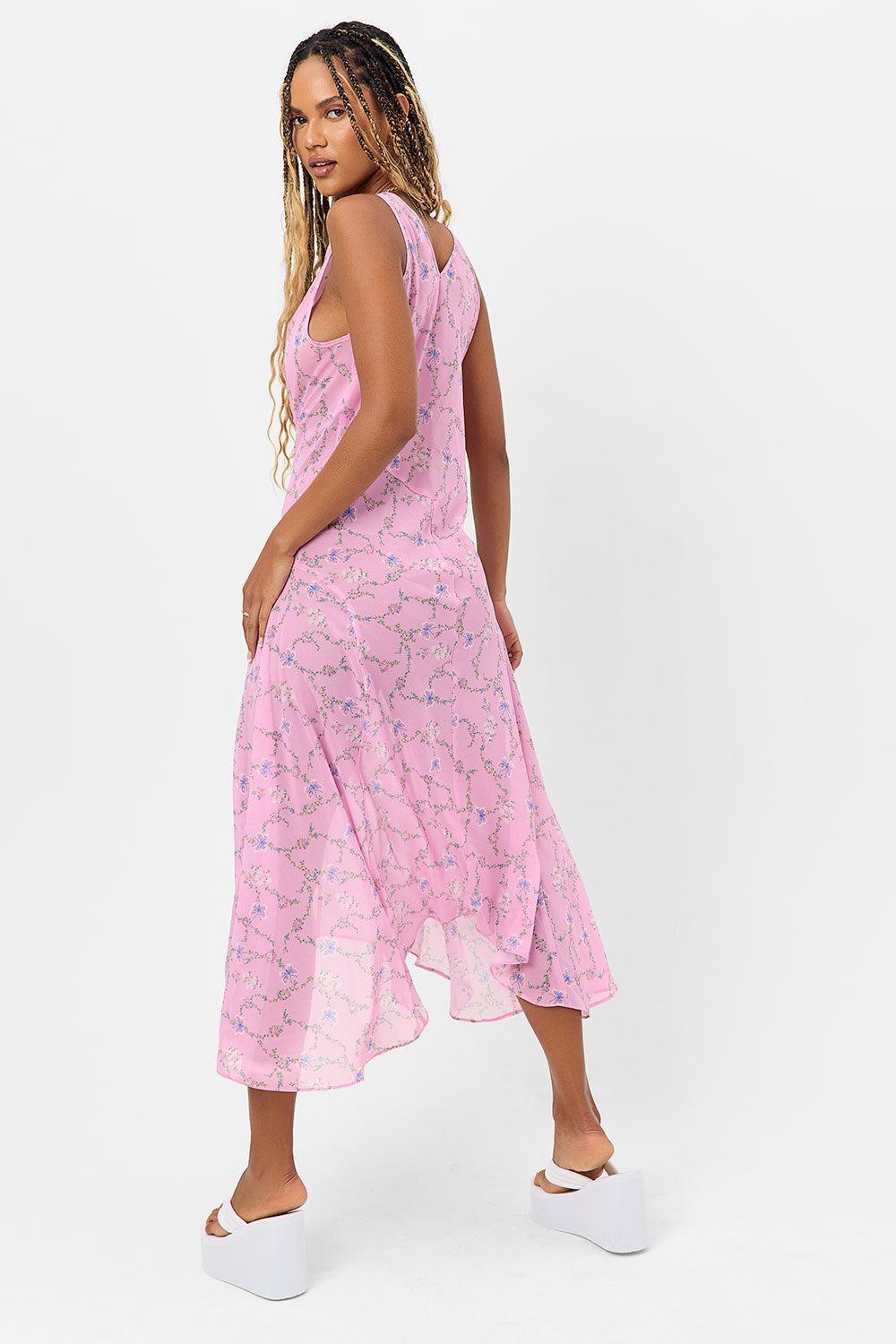 Molly Floral Chiffon Dress - Fairytale Product Image