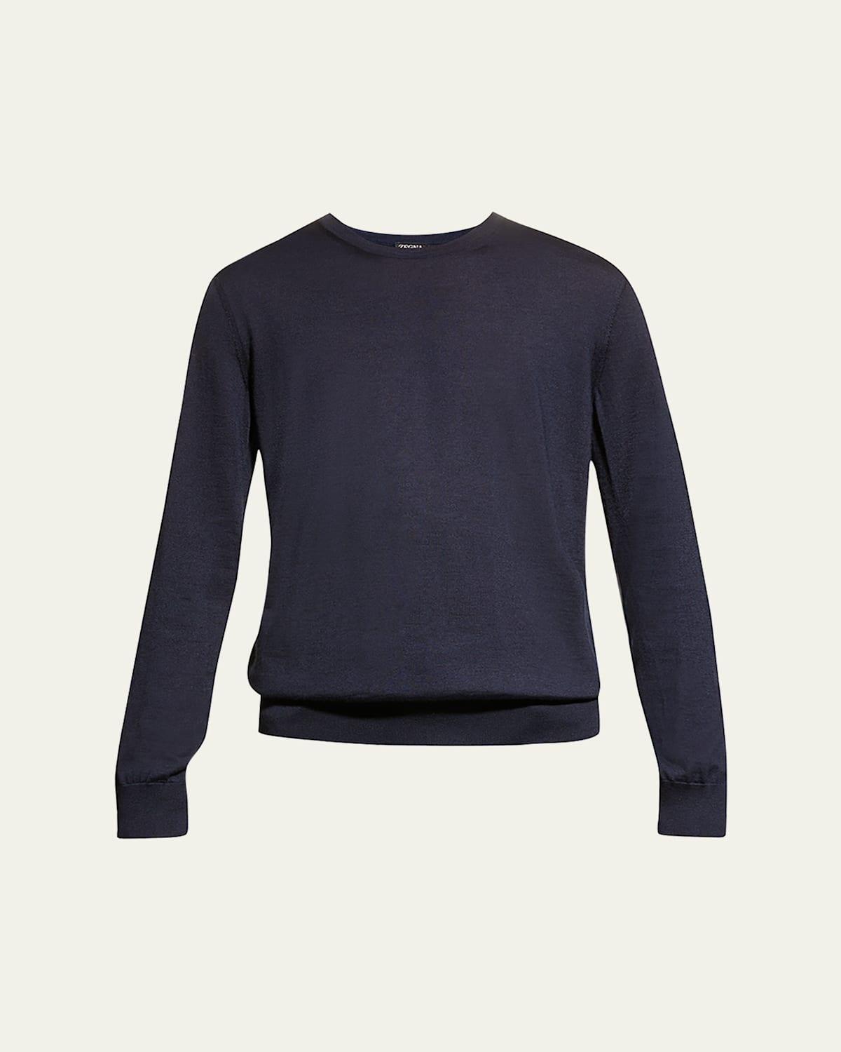 Mens Cashmere Crewneck Sweater Product Image