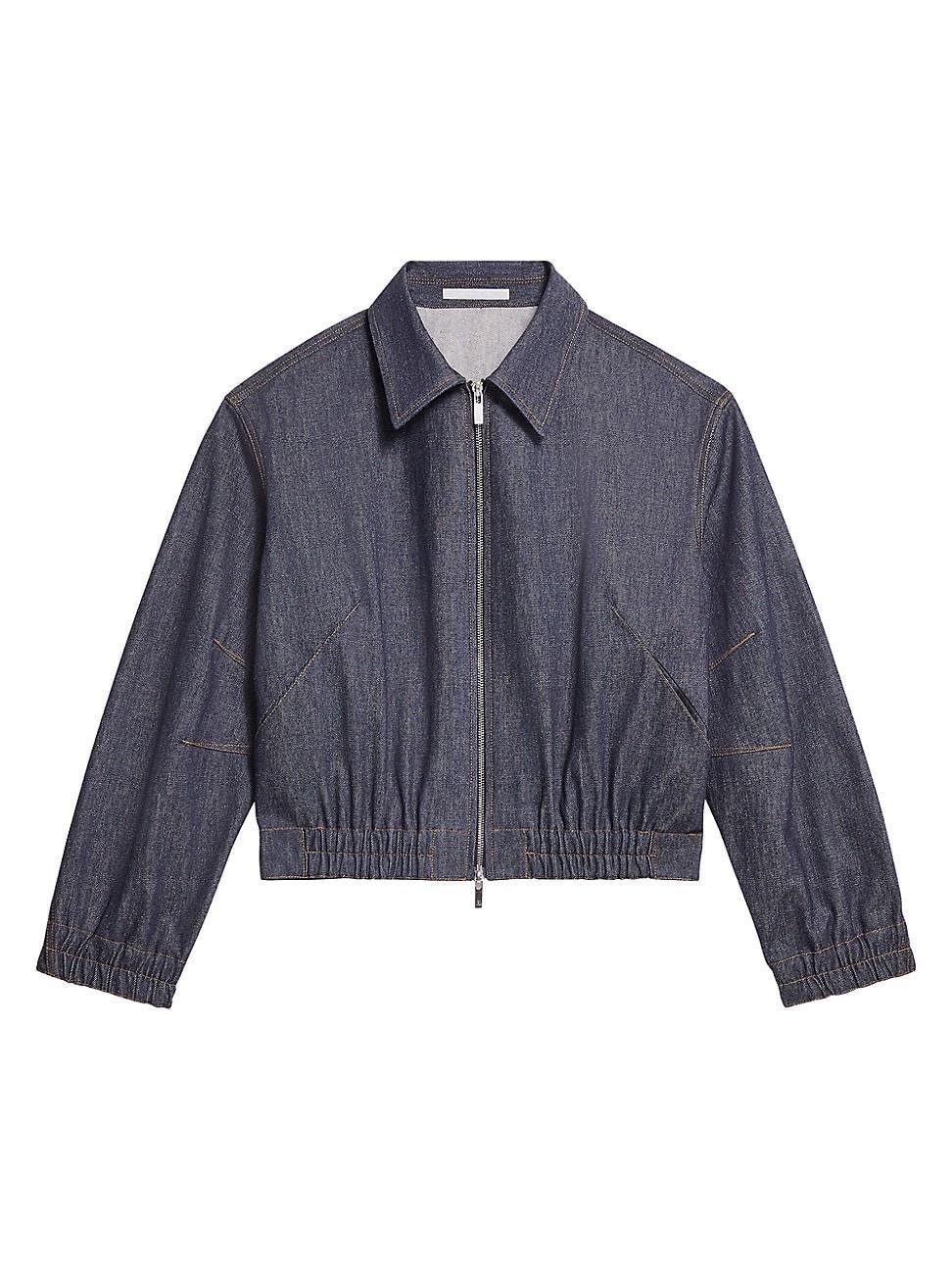 Womens Apex Zip Denim Jacket Product Image