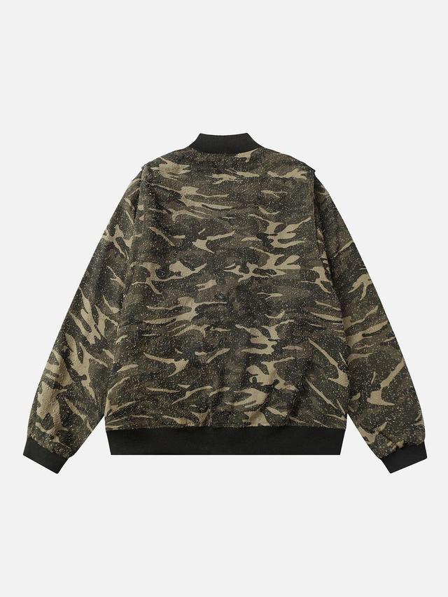 Aelfric Eden Camouflage Bomber Jacket Product Image