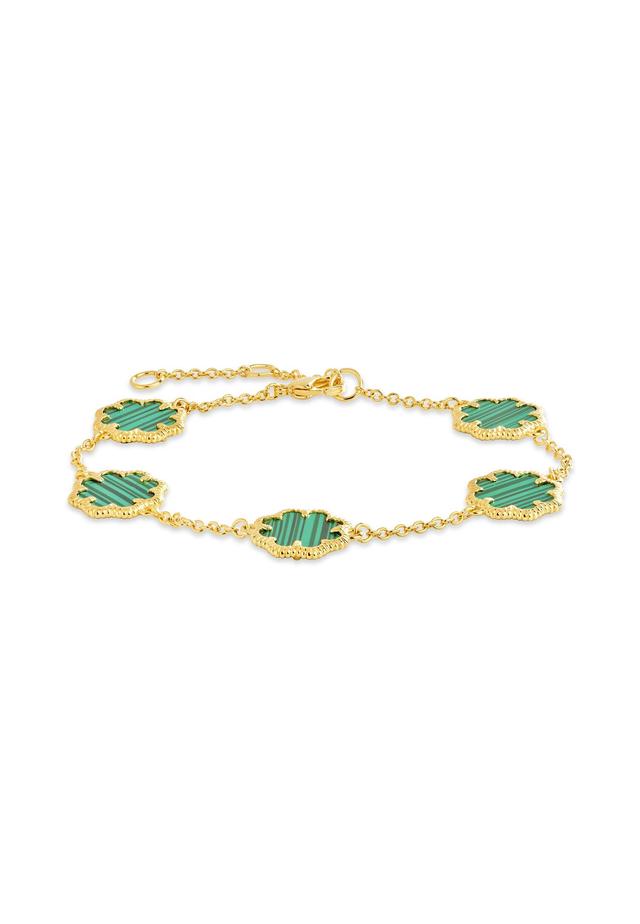 Malachite Rose Petal Bracelet Product Image