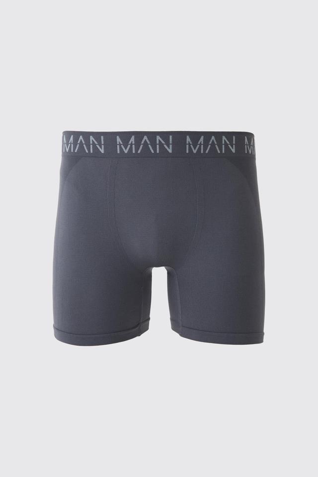 Man Active Seamless 7inch Long Boxer | boohooMAN USA Product Image