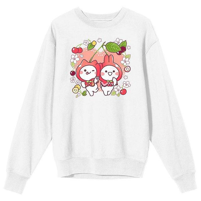 Mens Mimi & Neko Flowers & Fruits Sweatshirt Product Image