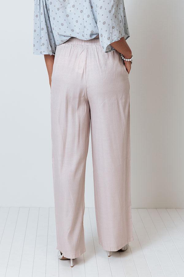 Joyful Evening High Waist Pants In Rose Quartz Product Image