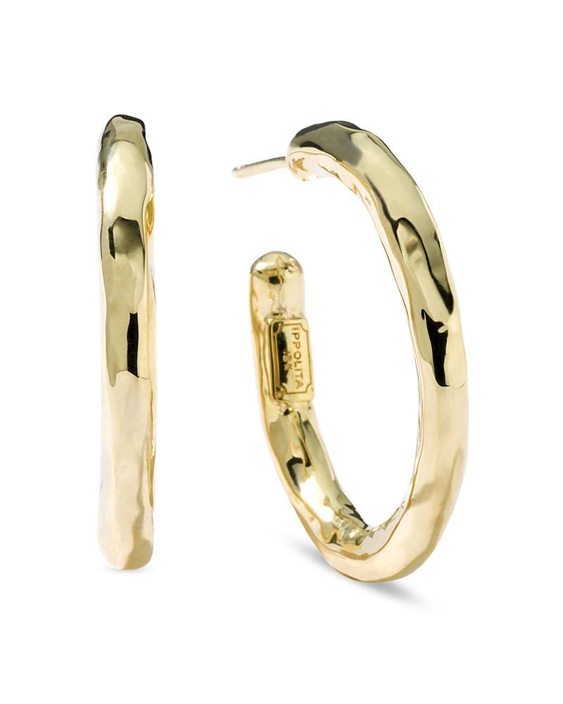 Ippolita 18K Yellow Gold Classico Medium Hoop Earrings Product Image