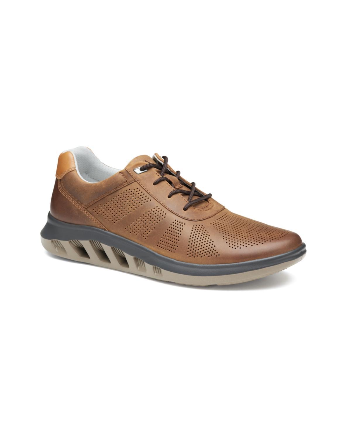 Johnston  Murphy Mens Activate U-Throat Perforated Leather Sneakers Product Image