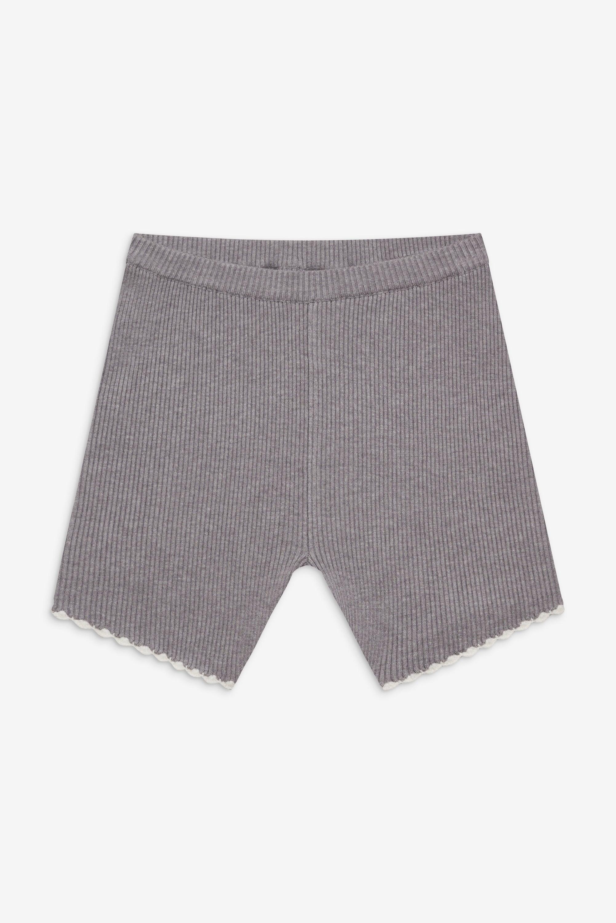 Ariel Knit Shorts - Rain Cloud Product Image