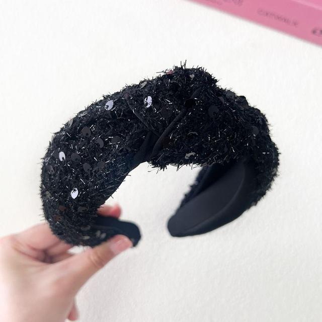 Sequined Knot Fabric Headband Product Image