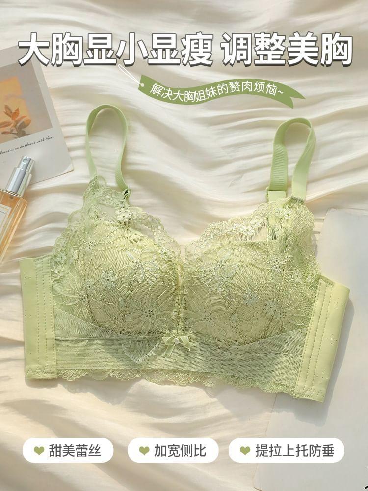 Bow Lace Bra Product Image