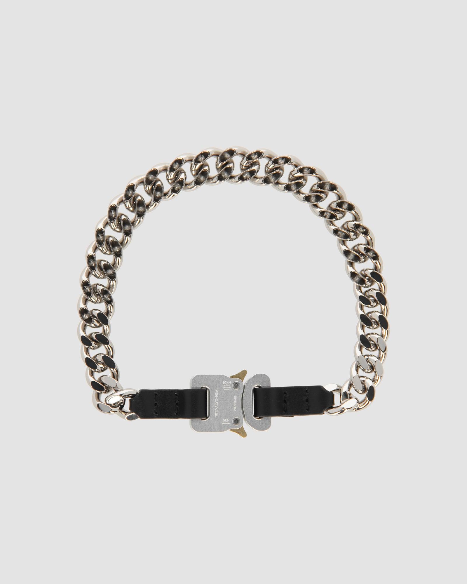 1017 ALYX 9SM | CHAIN NECKLACE W/ LEATHER DETAILS | JEWELLERY Product Image