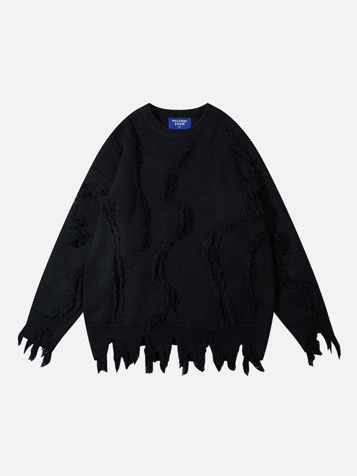 Aelfric Eden Personalized Fringed Sweater Product Image