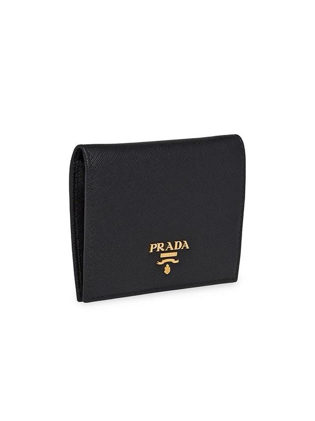 Womens Small Saffiano Leather Wallet Product Image