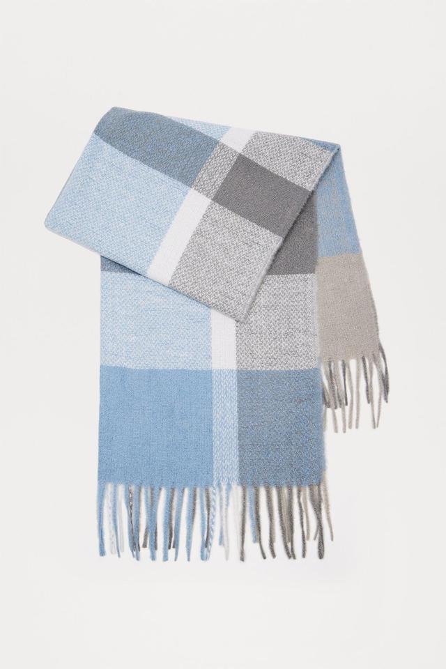 Prettiest In Plaid Scarf - Blue/combo Product Image