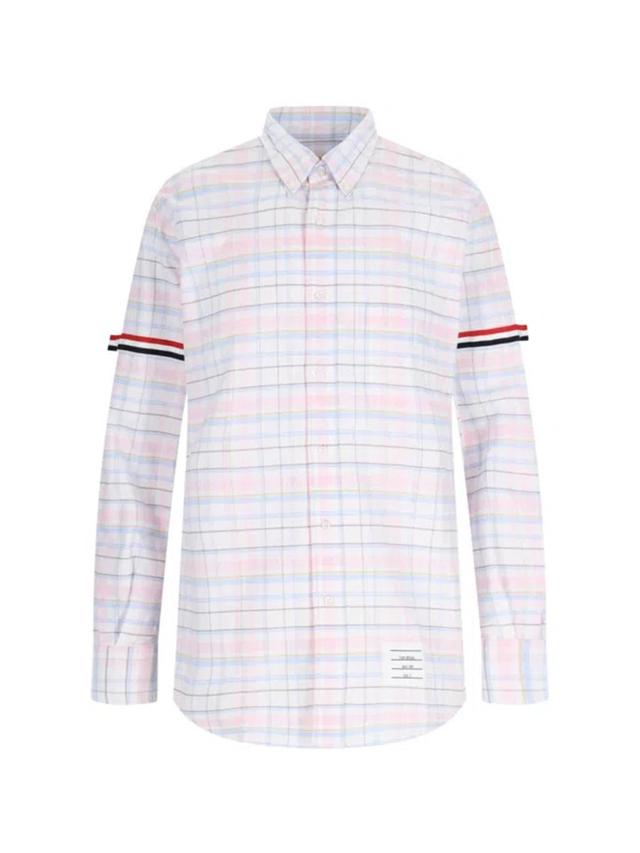 Checked Shirt In Pink Product Image