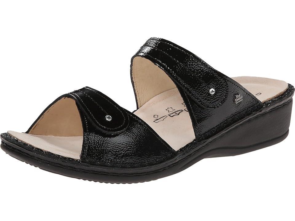 Finn Comfort Catalina - 2538 Patent Soft Footbed) Women's Slide Shoes Product Image