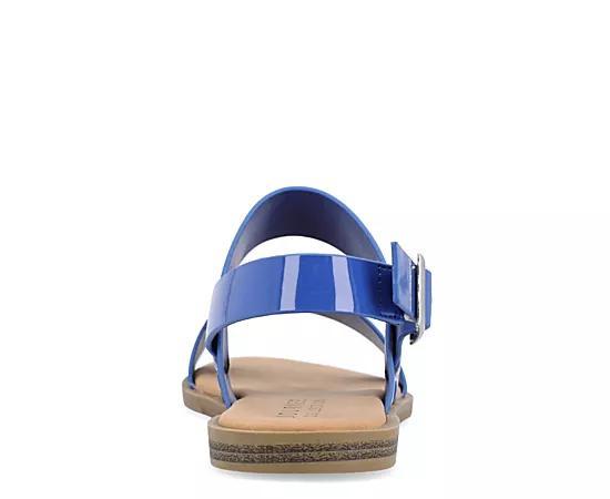 Journee Collection Womens Lavine Wide Flat Sandal Product Image