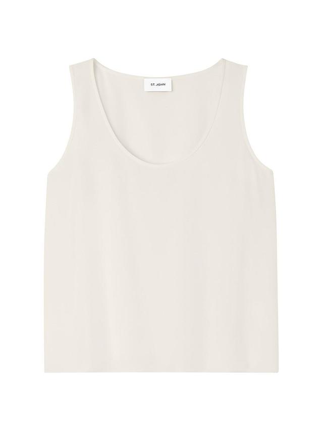 St. John Collection Silk Crpe de Chine Tank Product Image