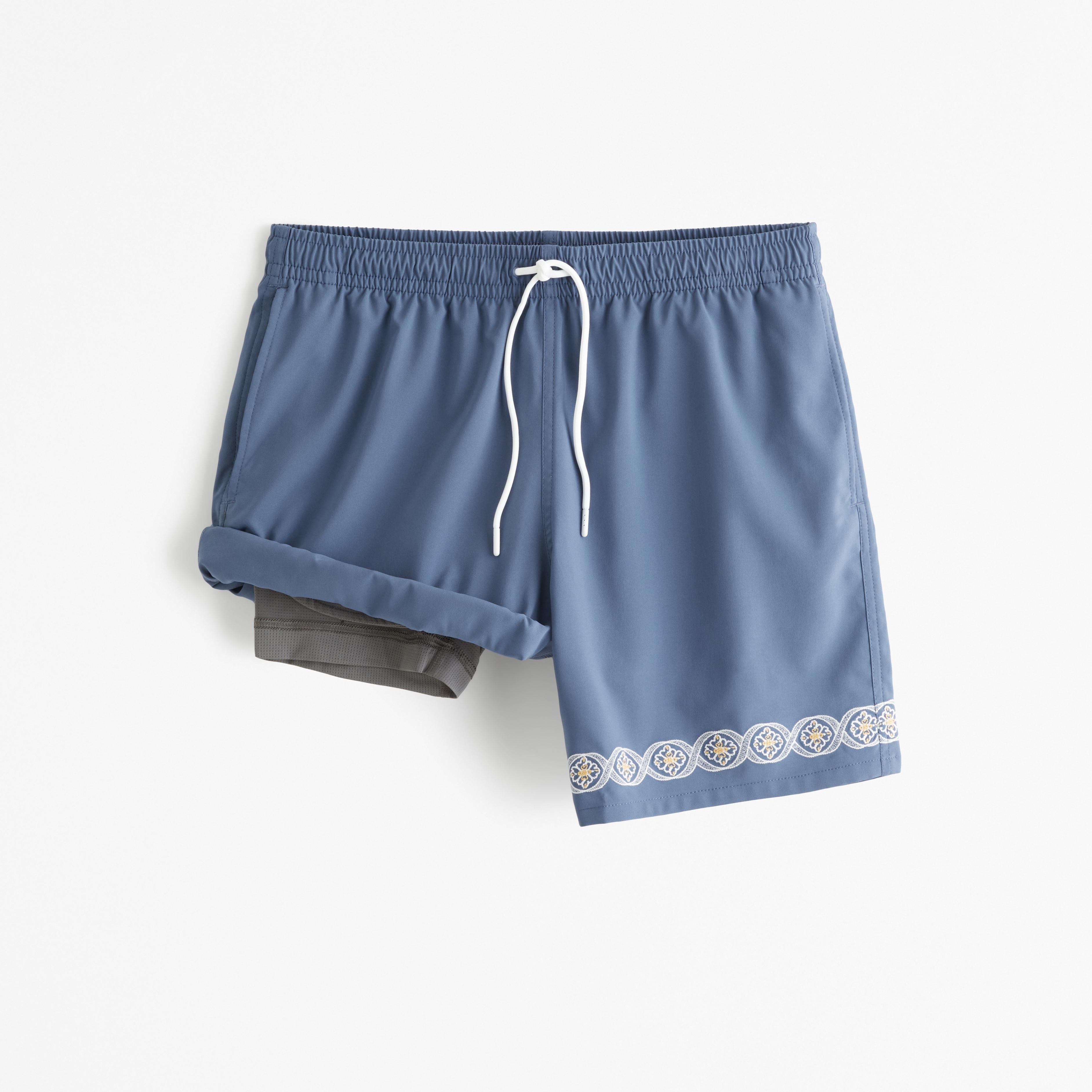 Pull-On Seersucker Swim Trunk Product Image